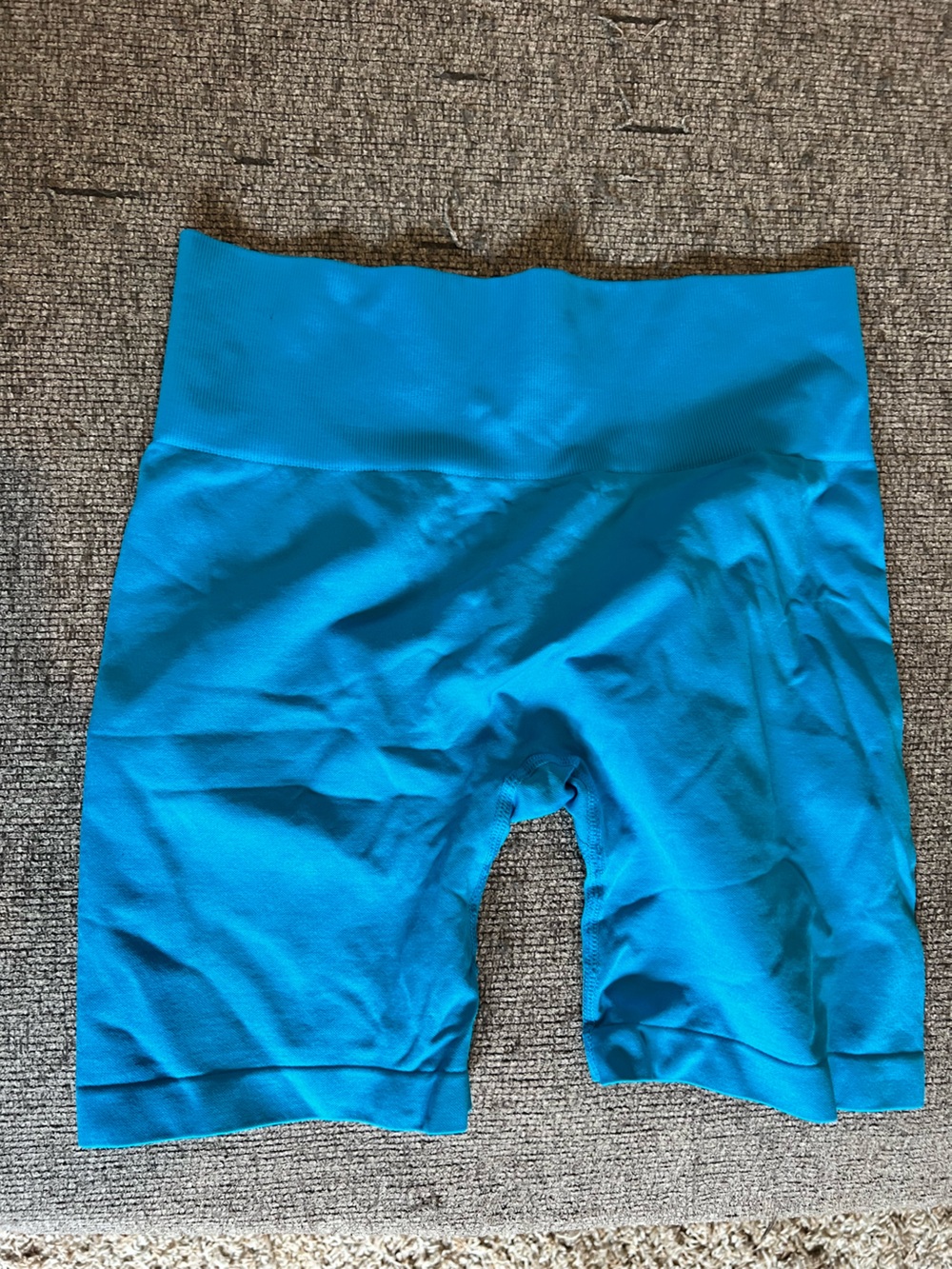 Women's Athletic Bike Shorts in Bright Teal
